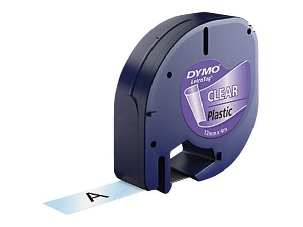 LABELTAPE DYMO 12267 12MMX4M LETRATAG