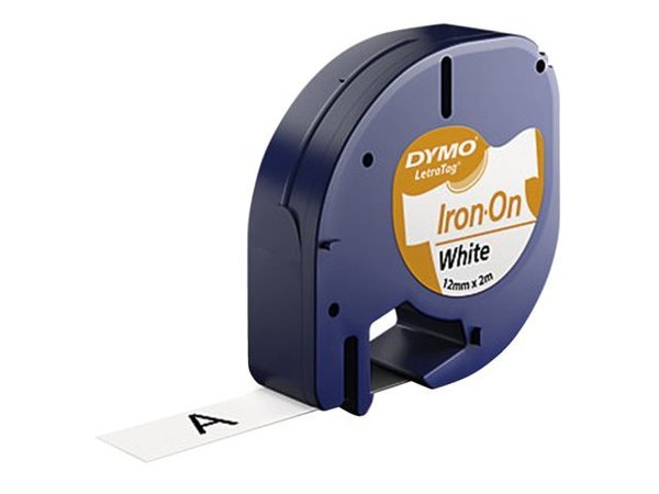 LABELTAPE DYMO 18769 12MMX2M LETRATAG